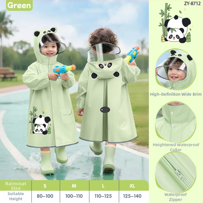 Detský plášť na dažď s celým telom – kreslený štýl, EVA látka, 280 g, ZY-8712-FX