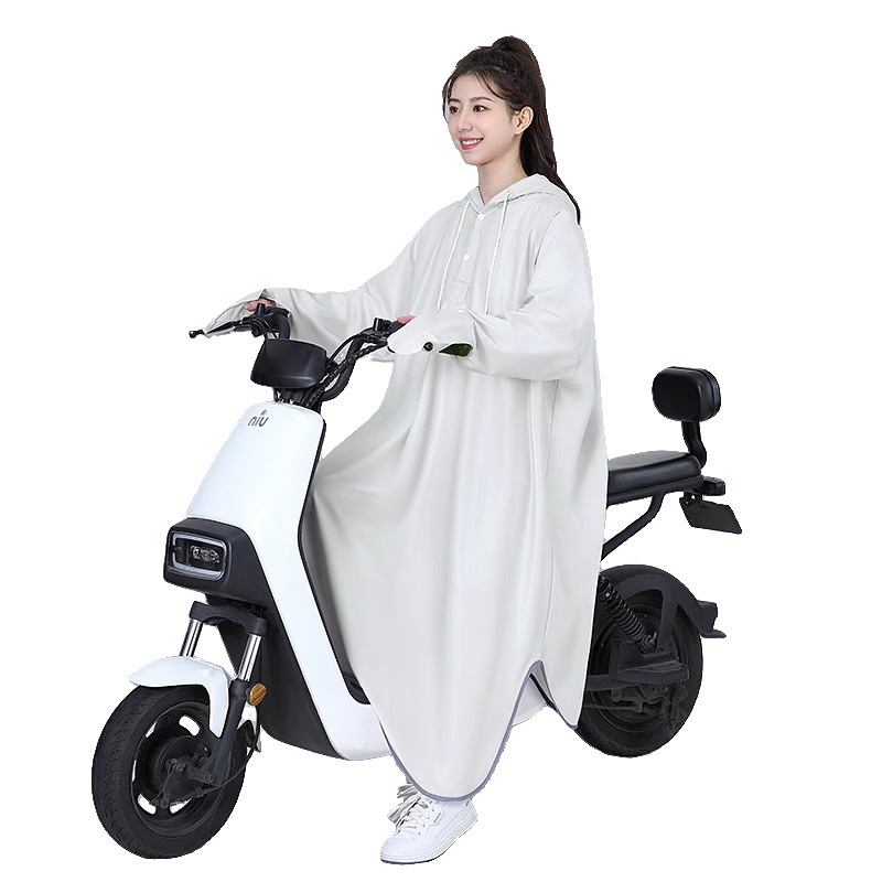 Nepremokavý pončó pre elektrické vozidlá a motocykle, PVC, hrubý, opakovane použiteľný