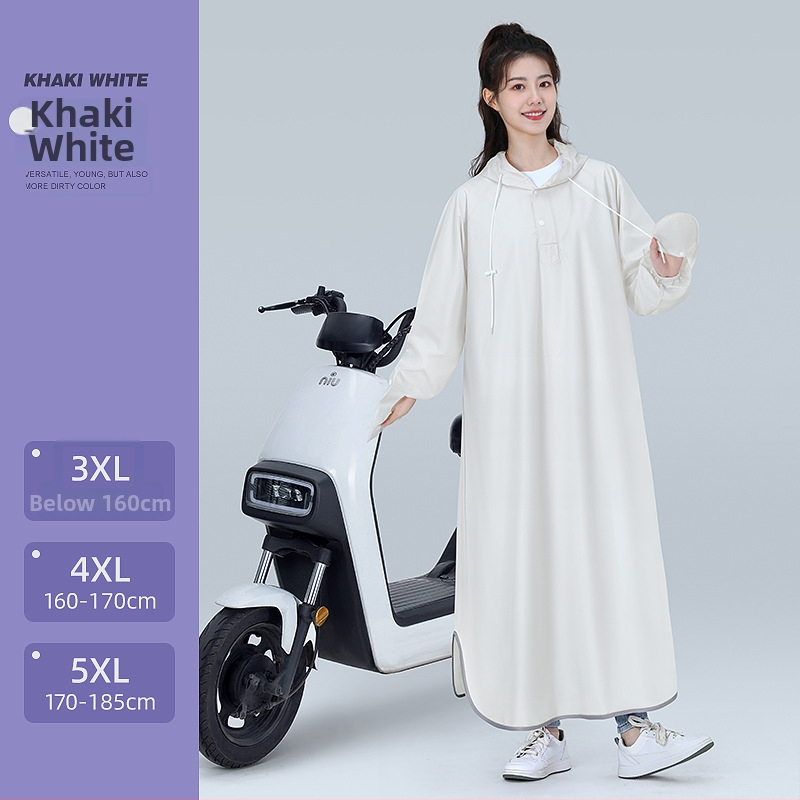 Nepremokavý pončó pre elektrické vozidlá a motocykle, PVC, hrubý, opakovane použiteľný