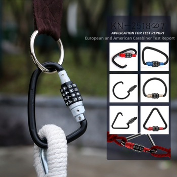 Mechanický zámok s kódom pre košík na prilbu bicykla – séria 10, materiál: železo/zinkový kov/ABS, hrúbka zámovej tyčky 10 mm, vzdialenosť tyčí 75 mm