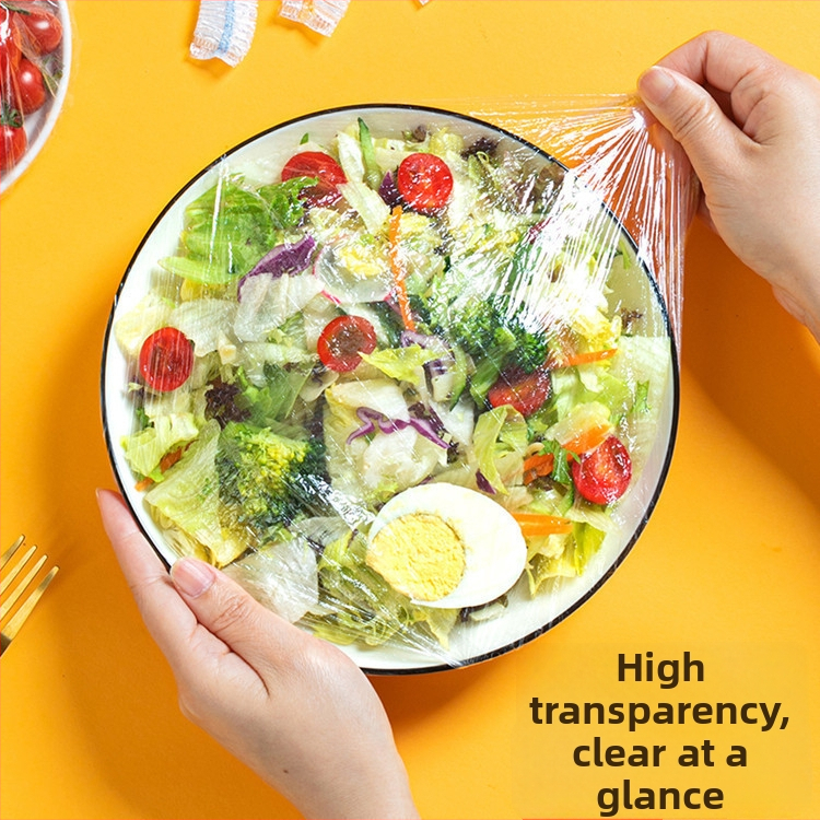 Toidu säilitamise kile, PE/Polüetüleen, töötemperatuur -60°C kuni 100°C, 12+ tk, säilivusaeg 36 kuud