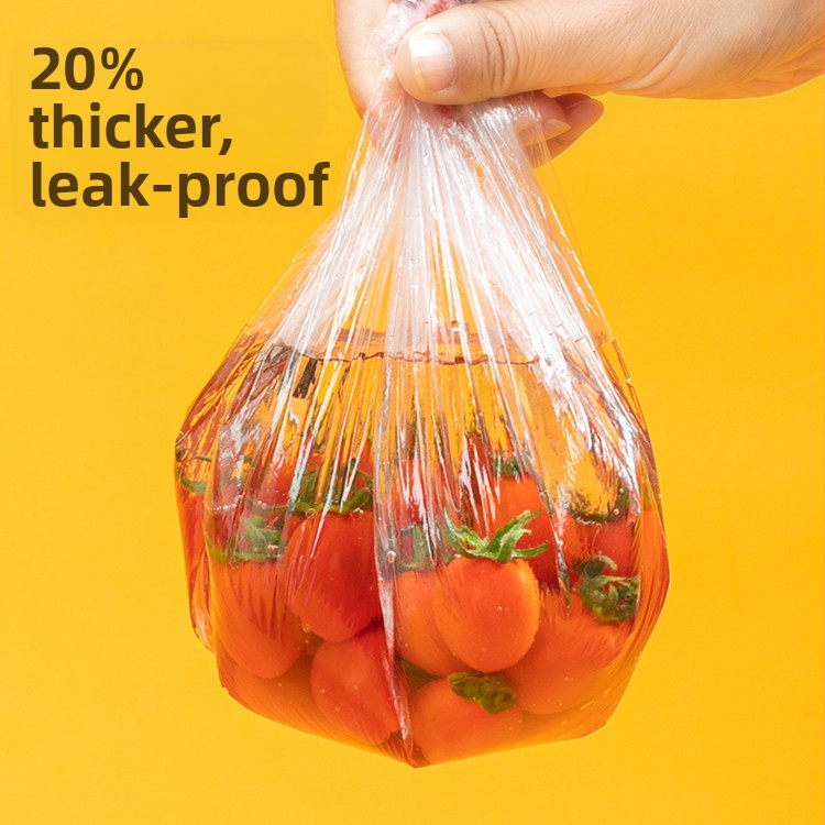 Toidu säilitamise kile, PE/Polüetüleen, töötemperatuur -60°C kuni 100°C, 12+ tk, säilivusaeg 36 kuud