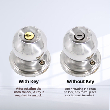 Gu Rui 588 Zámok na dvere z nerezovej ocele pre interiérové dvere