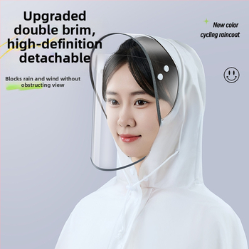 Jednodielne pončo na bicykel pre dospelých, EVA látka, určené pre horské bicykle