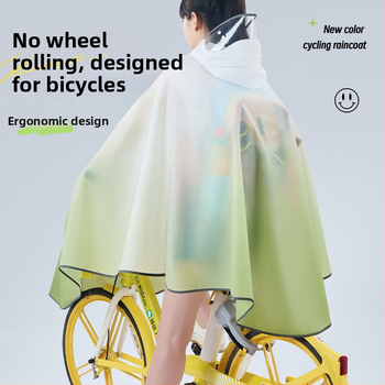 Jednodielne pončo na bicykel pre dospelých, EVA látka, určené pre horské bicykle