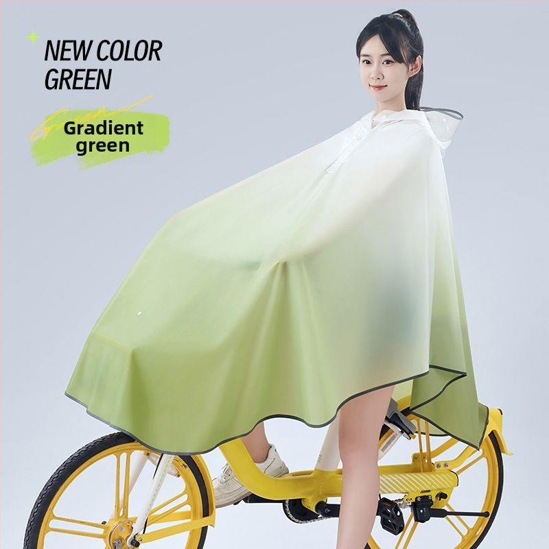 Jednodielne pončo na bicykel pre dospelých, EVA látka, určené pre horské bicykle