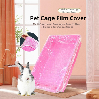 Saint-wang Jednorazová plastová podložka na moč pre klietky pre zajacov a morčiat – 50 ks