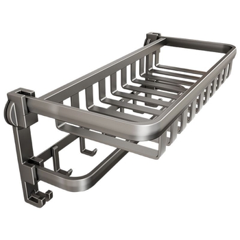 Nástenný vešiak na uteráky so saciovacími zátkami, z kovu, nosnosť 5 kg, 1 riadok, moderný minimalistický štýl, bez vŕtania