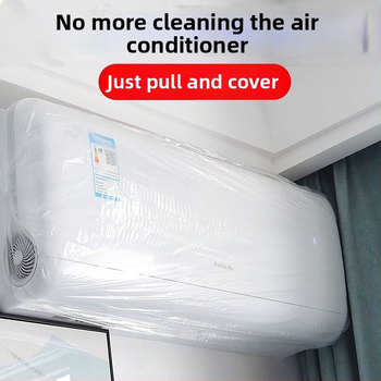 Kryt na klimatizáciu, z plastu, proti prachu, štýl Wabi-Sabi