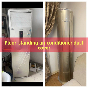 Kryt na klimatizáciu, z plastu, proti prachu, štýl Wabi-Sabi