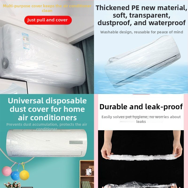 Kryt na klimatizáciu, z plastu, proti prachu, štýl Wabi-Sabi