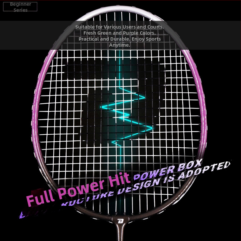 DHS 1012, 2-kaupa Badmintonireketid, alumiiniumist raam, nailon stringid, algajatele noortele