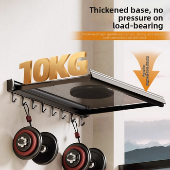 Držiak na uteráky s prisavkou, Space hliník, moderný minimalistický dizajn, antibakteriálny, jednovrstvový