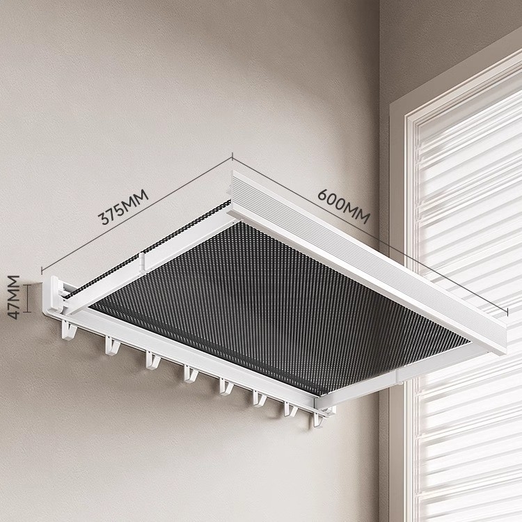 Držiak na uteráky s prisavkou, Space hliník, moderný minimalistický dizajn, antibakteriálny, jednovrstvový