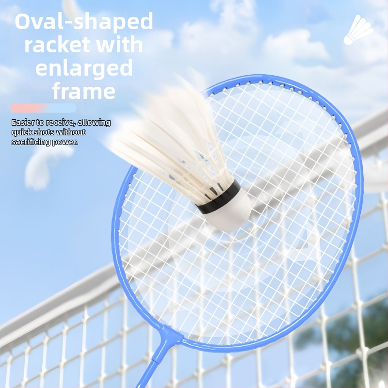 Bushi Card badmintonireket, raami materjal: ferroliit, kaal 95–100 g, horisontaalne löök, nailonist stringid