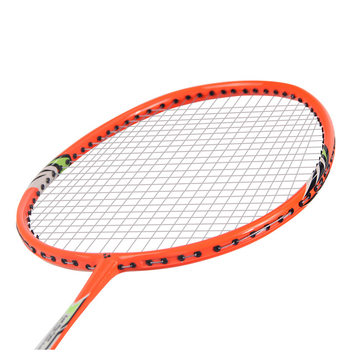 Badmintono raketė Dikak, geležies lydinio rėmas, svoris 95–100 g, raketės tipas: Shoot straight, jaunimui