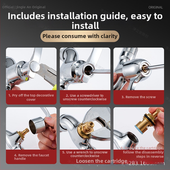 Sada jadra ventilu na kohútiku s meďo-keramickou konštrukciou, model HX-A-1266 (180° otáčanie, max. 99°C prevádzka, 10 rokov životnosti)