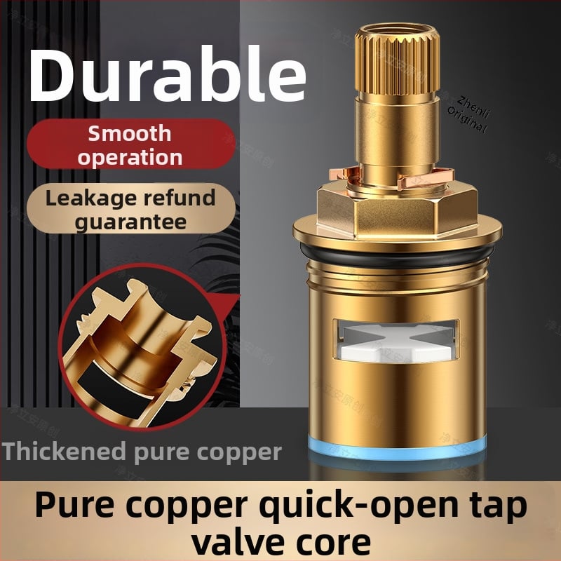 Sada jadra ventilu na kohútiku s meďo-keramickou konštrukciou, model HX-A-1266 (180° otáčanie, max. 99°C prevádzka, 10 rokov životnosti)