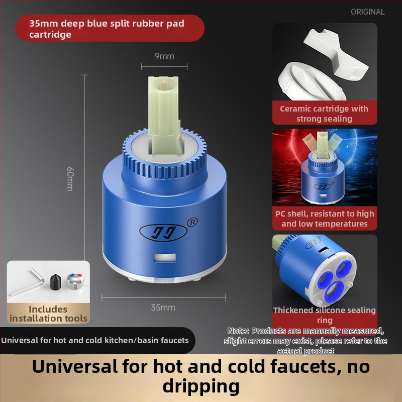 Sada jadra ventilu na kohútiku s meďo-keramickou konštrukciou, model HX-A-1266 (180° otáčanie, max. 99°C prevádzka, 10 rokov životnosti)