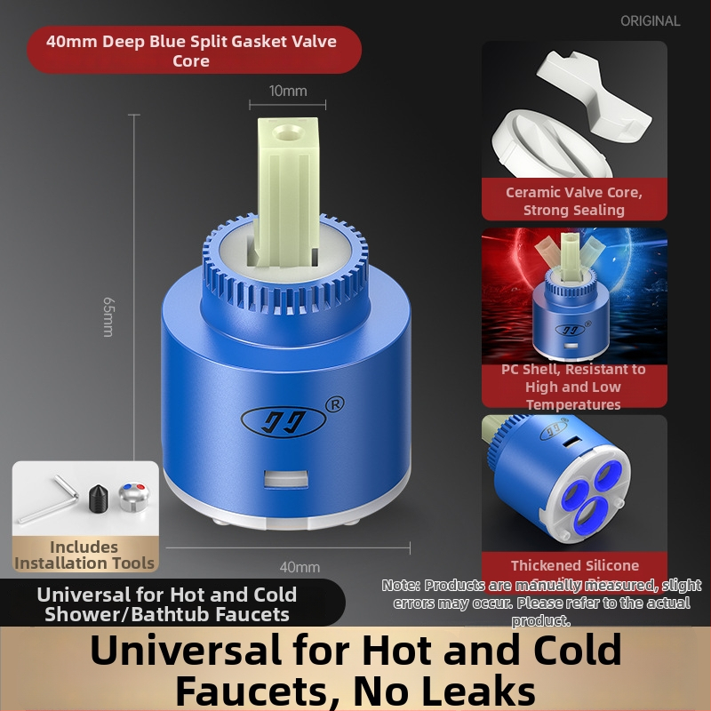 Sada jadra ventilu na kohútiku s meďo-keramickou konštrukciou, model HX-A-1266 (180° otáčanie, max. 99°C prevádzka, 10 rokov životnosti)