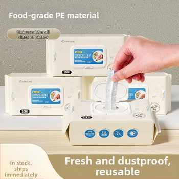 Plastový kryt na potravinový obal, prachotesný, 1 ks, trvanlivosť 3 roky, krabicové balenie 100 ks