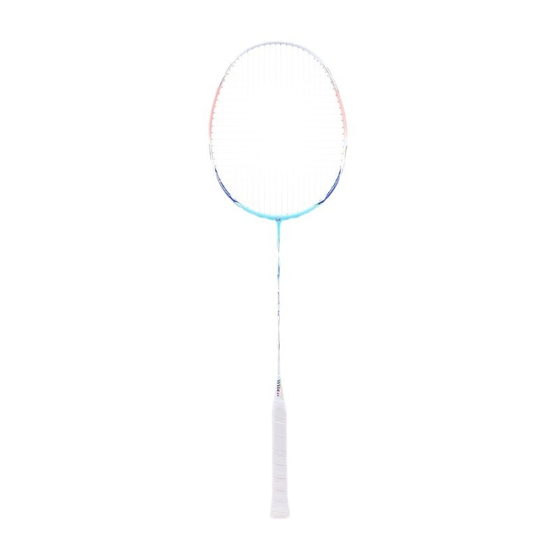 WITESS badmintonireket süsinikkiust raamiga, kaal 80–84 g, nailonist stringid, sirge telg, käepide G5, sobib badmintonile ja tennisile, treeninguks