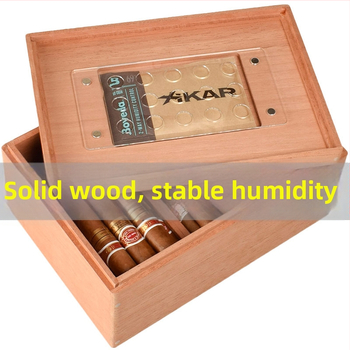 Humidor na cigary zo španielskeho cérového dreva, značky GRUS, jednoduchý štýl, možnosť prispôsobenia
