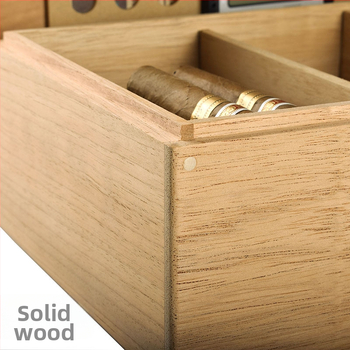Humidor na cigary zo španielskeho cérového dreva, značky GRUS, jednoduchý štýl, možnosť prispôsobenia