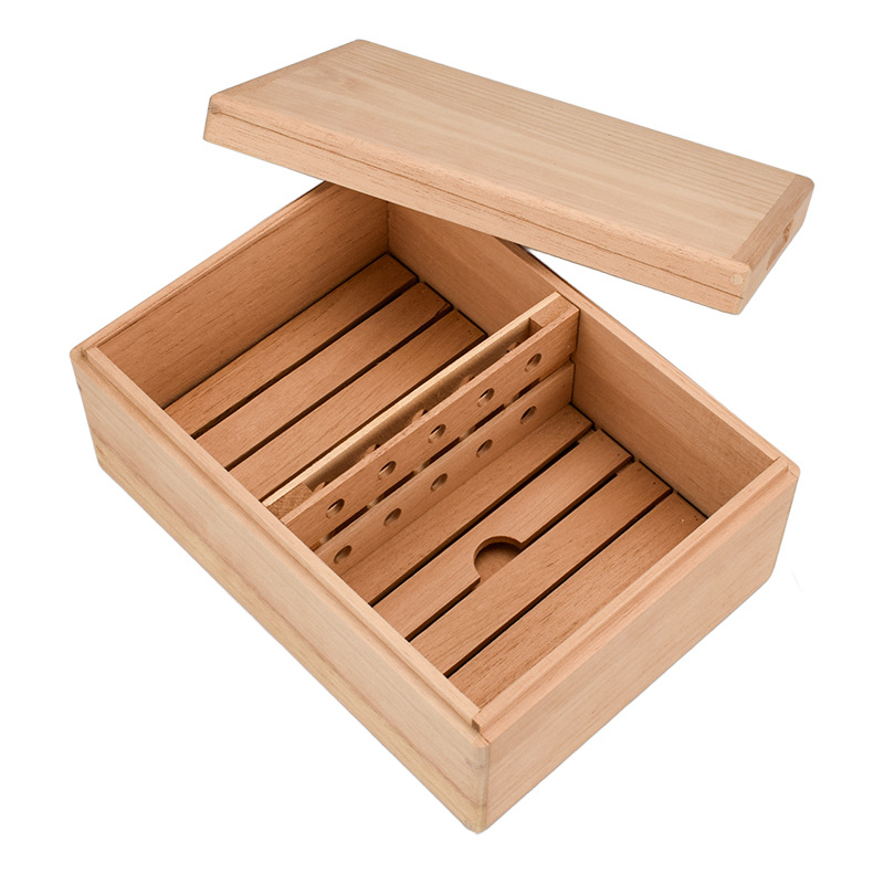 Humidor na cigary zo španielskeho cérového dreva, značky GRUS, jednoduchý štýl, možnosť prispôsobenia