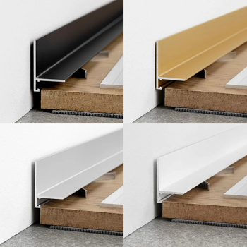 Miniatúrny spodný panel z hliníkovej zliatiny, plochý štýl, ľahký luxus