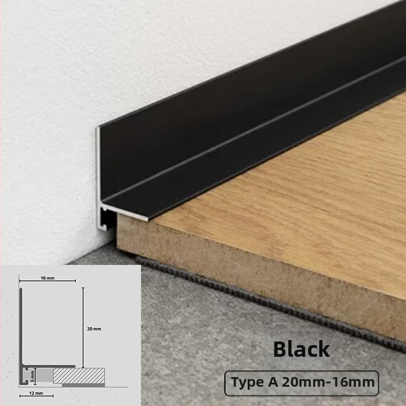 Miniatúrny spodný panel z hliníkovej zliatiny, plochý štýl, ľahký luxus
