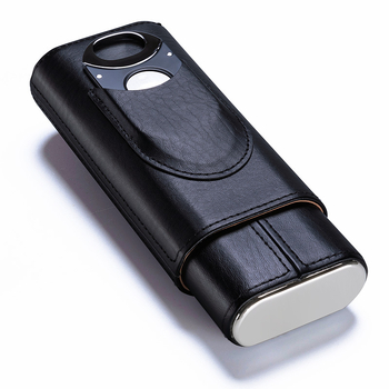 Cigarloong sigari niisutamise komplekt cedar-voodriga – 3-osaline kinkekarp, sigari lõikurid ja võtmehoidja