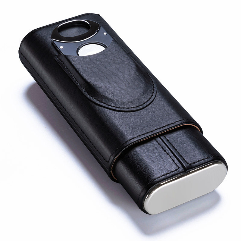 Cigarloong sigari niisutamise komplekt cedar-voodriga – 3-osaline kinkekarp, sigari lõikurid ja võtmehoidja