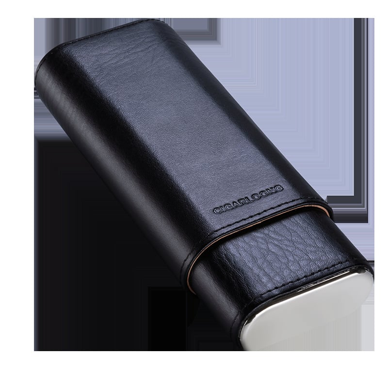 Cigarloong sigari niisutamise komplekt cedar-voodriga – 3-osaline kinkekarp, sigari lõikurid ja võtmehoidja