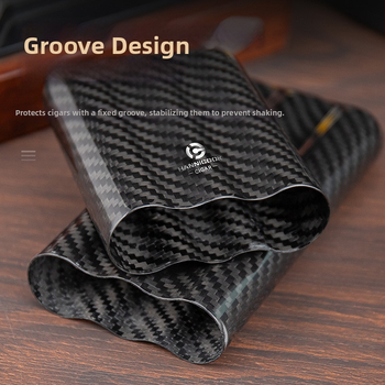 HANNICOOK oglekļa šķiedras cigāru mitrināšanas caurule – viegla, retro ceļojumu stila, pielāgojama