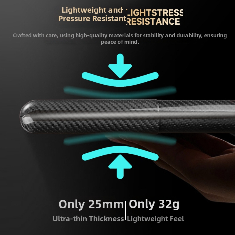 HANNICOOK süsinikfiibrist sigari niisutusrõngas – kerge, retro reisikaas sigarile, kohandatav