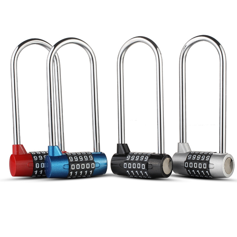 Rukoväť skrinky s číselným zámkom | model JL-115, materiál: zliatina zinku + PC, hrúbka zámkovej tyče 7 mm, rozstup zámkovej tyče 43 mm, typ: čísla, štýl: moderná jednoduchosť