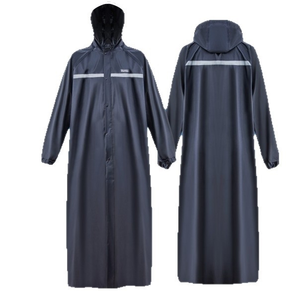 Set complet pelerină de ploaie pentru bicicletă electrică: pantaloni de ploaie și pelerină, PVC pe țesătură poliester, 0,19 mm, elemente reflectorizante, pentru 1 persoană