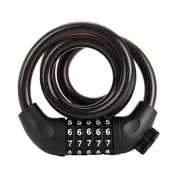 Zámok na bicykel s heslom a oceľovým káblom, prenosný anti‑krádežný zámok pre horské bicykle