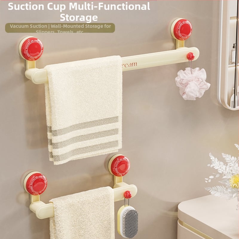 ABS nástenný držiak na uteráky s vákuovým spojovacím Dopamine a háčikom na papuče — Značka Xingyang; Balenie: krátke 160, dlhé 120; Spracovanie a prispôsobenie: Nie; Import: Nie