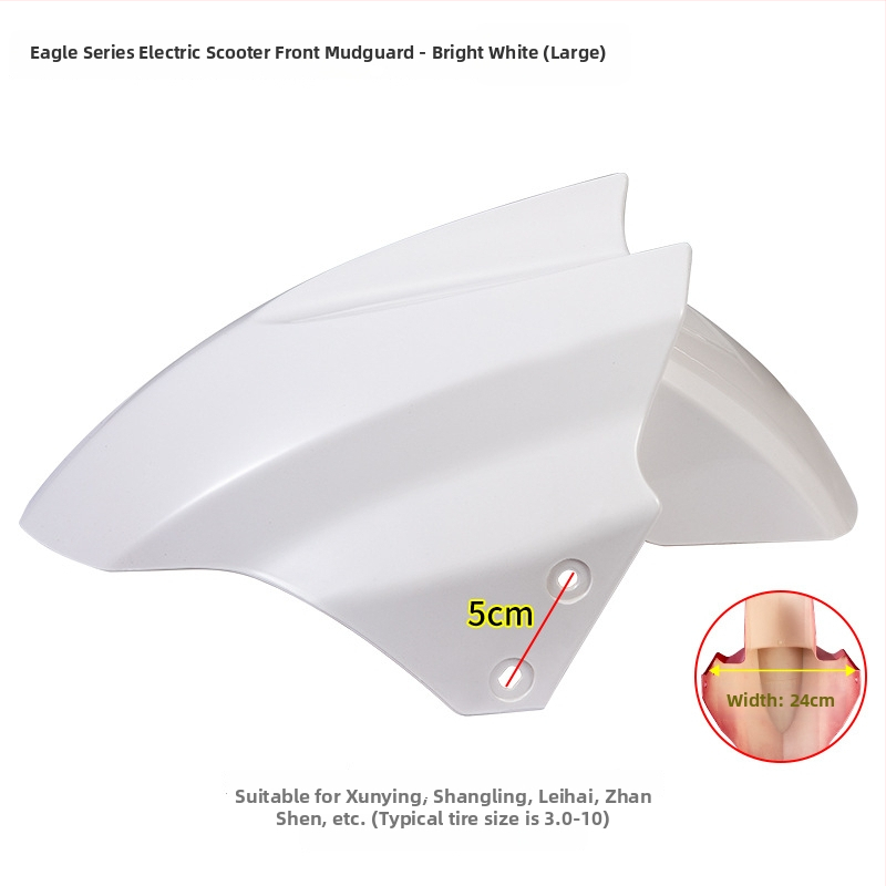 Predný blatník kolies pre elektrické vozidlo, ochrana proti špliechaniu pre batériový motocykel, Kepu – unisex, univerzálne príslušenstvo