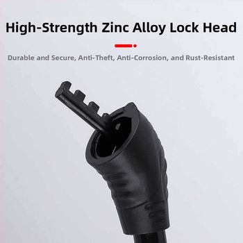 Reťazová zámka na horské kolo, 4-ciferný kód, proti krádeži, prenosná