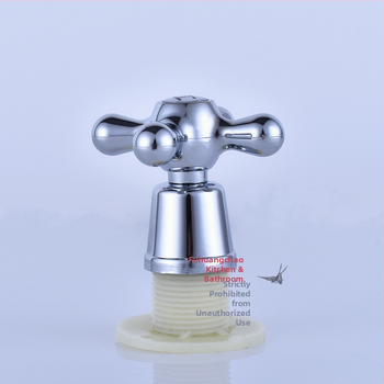 Rukoväť pre kohútik s uhlovým ventilom — plastová, jednoprvková konštrukcia, moderný minimalistický štýl, spracovanie na zákazku