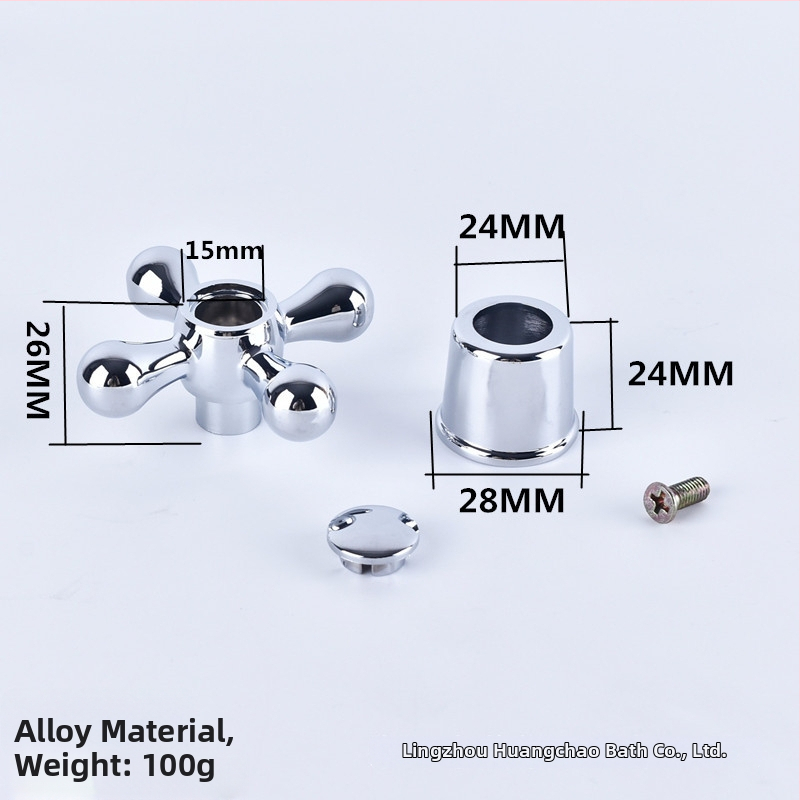 Rukoväť pre kohútik s uhlovým ventilom — plastová, jednoprvková konštrukcia, moderný minimalistický štýl, spracovanie na zákazku