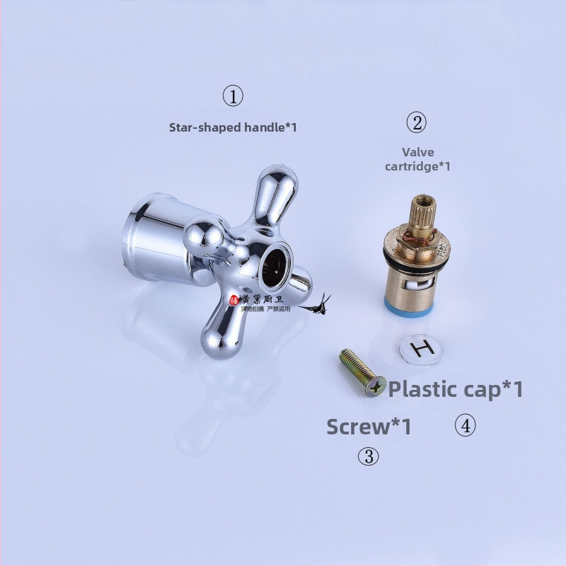 Rukoväť pre kohútik s uhlovým ventilom — plastová, jednoprvková konštrukcia, moderný minimalistický štýl, spracovanie na zákazku