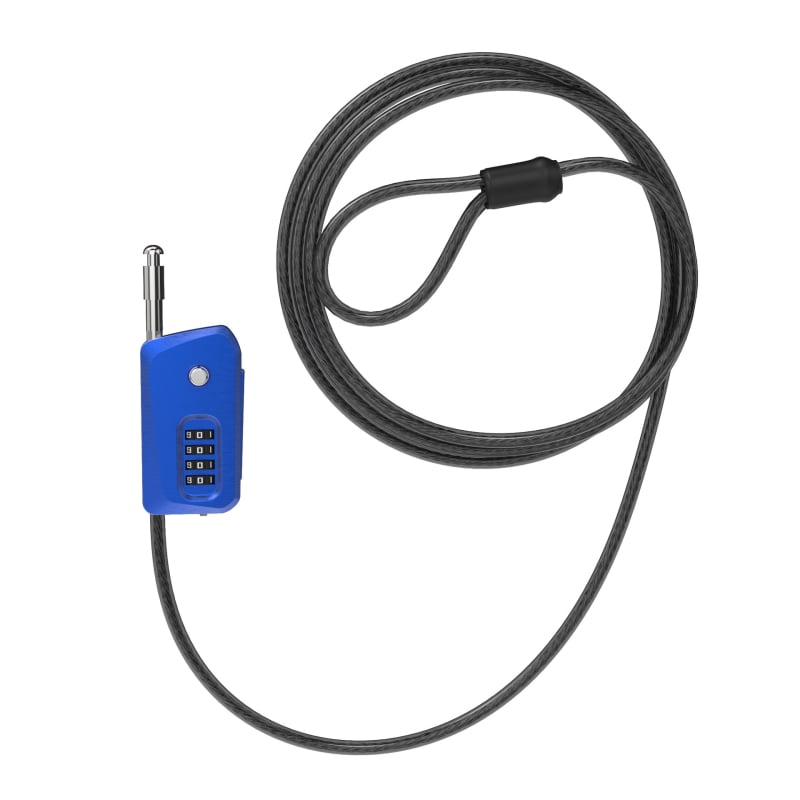 01D6-ADJ Zámok s heslom pre bicykle, kočíky, kolobežky a elektrické bicykle — nekonečne nastaviteľný, telo zo zliatiny zinku, 335 g