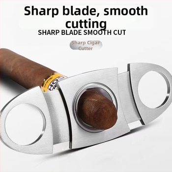 Cigarové nožnice, nerezová oceľ, dvojité ostrie, prenosné, ručné, povrchová úprava vodným postrekom