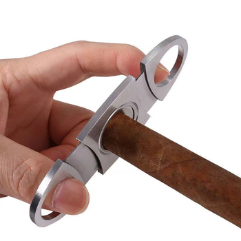 Cigarové nožnice, nerezová oceľ, dvojité ostrie, prenosné, ručné, povrchová úprava vodným postrekom