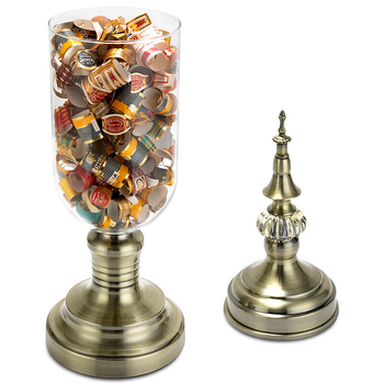 Cigarloong sklenená dóza na etikety cigár – ľahký luxusný štýl