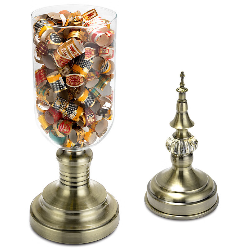 Cigarloong sklenená dóza na etikety cigár – ľahký luxusný štýl